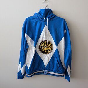 Blue Power Ranger Hooded Sweatshirt Costume